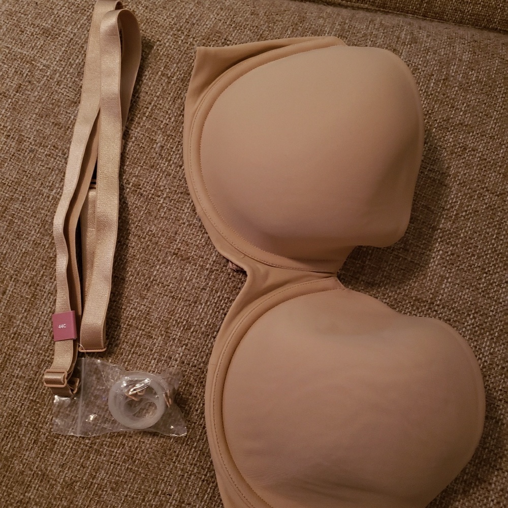 Cacique Multi Strap Bra 44C NUDE